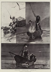 Pesca marítima na costa da Bretanha